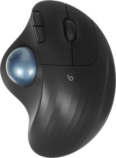 Трекбол Logitech M575S черный оптическая 2000dpi беспров. BT/Radio USB2.0 (910-007035)
