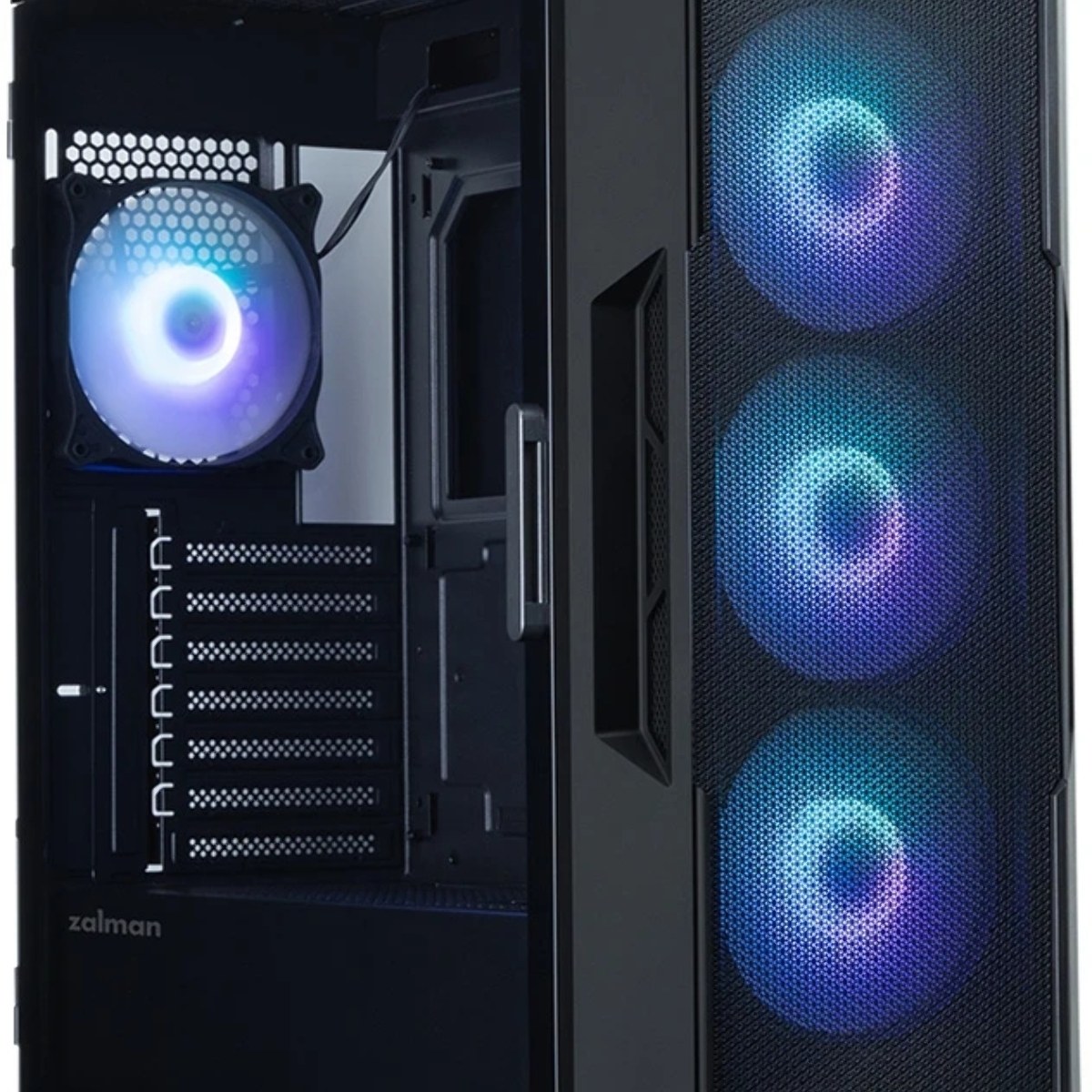 Компьютерный корпус ZALMAN MidiTower I3 NEO ARGb V2 black (ATX, без БП, 2xUSB3.0, 4x120мм ARGb) (Zalman i3 NEO ARGb V2 Black)