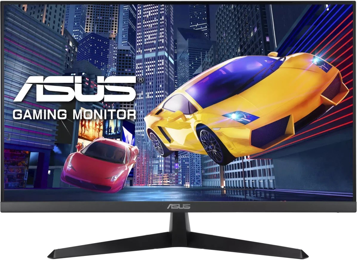 Монитор 27" ASUS VY279HGR IPS 1920x1080, 120 Гц, 1 мс, 16:9, 250 кд/м², HDMI 1.4, VGA, 3.5 Jack, Adaptive-Sync, черный