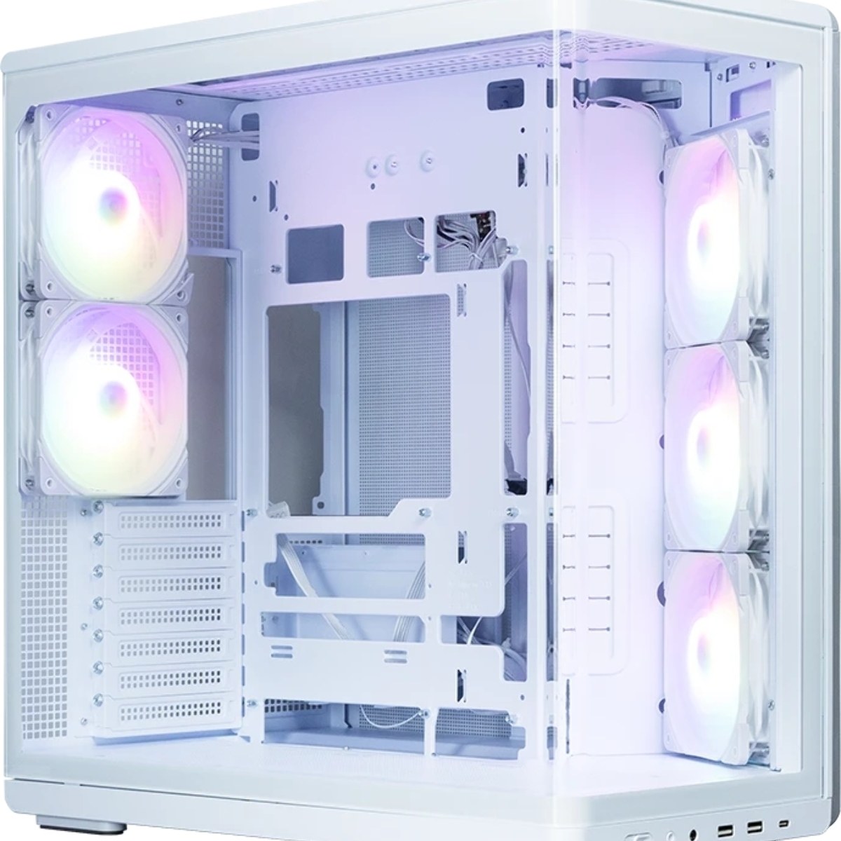 Компьютерный корпус ZALMAN MidTower P60 белый (ATX, без БП, 5x120мм ARGb fans, 1xUSB Type C, 2xUSB 3.0) (Zalman P60 белый)
