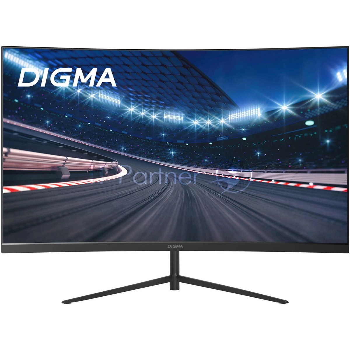 Монитор 27" Digma Overdrive 27A511F VA 1920x1080, 200 Гц, 12 мс, 16:9, 250 кд/м², HDMI 2.1, DP, 3.5 Jack, FreeSync, G-Sync, изогнутый экран, черный