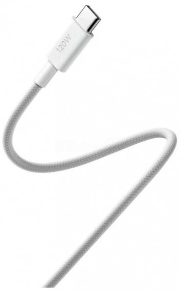 USB кабель Xiaomi 6A Braided USB-C to USB-C Cable 2m белый