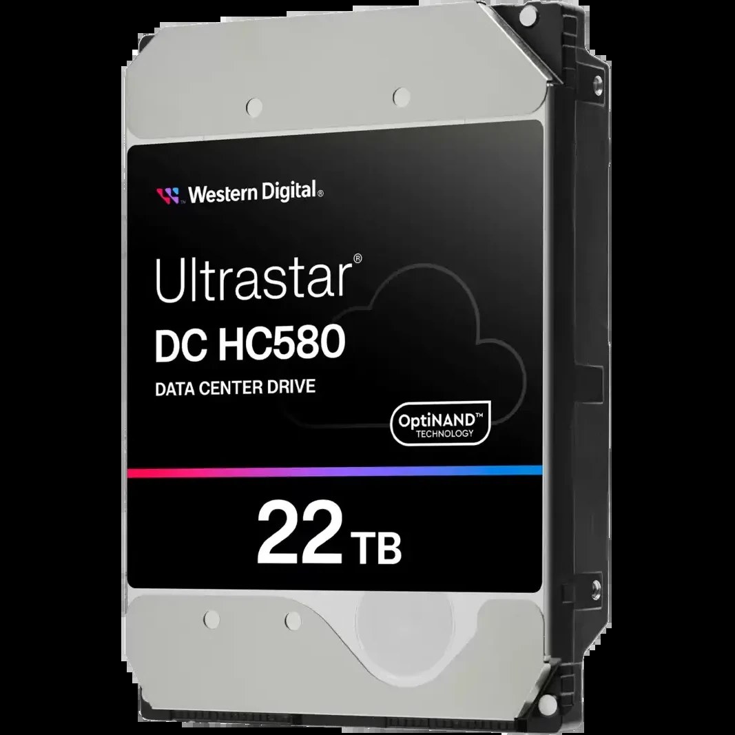 Жесткий диск SAS 22TB 7200RPM 12Gb/S 512MB DC HC580 WUH722422AL5204_0F62791 WESTERN DIGITAL