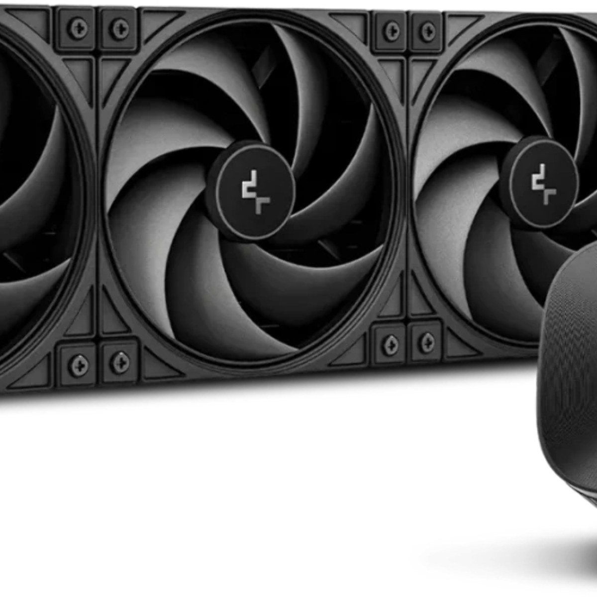 Система жидкостного охлаждения Deepcool LE360 V2 Zero Dark Soc-AM5/AM4/1200/1700/1851 черный 4-pin 19-31.6dB Al 250W 1632gr Ret (R-LE360ZERO-BKLNMD-G-1)
