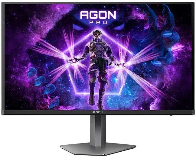 Монитор 26.5" AOC AGON PRO AG276QSD QD-OLED 2560x1440, 360 Гц, 0.03 мс, 16:9, 1000 кд/м², 2xHDMI 2.1, 2xDP 1.4, 3.5 Jack, USB Hub (2x USB 3.2 Gen1), динамики (2x5 Вт), HDR10, FreeSync, черно-серый