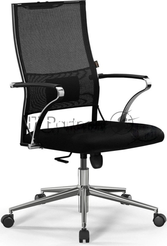 Кресло Метта Sit Air-180 B2-290K (M10.B23.G18.W02) черный сиденье черный сетка низк.спин. крестов. металл черный (комплект 1 шт)