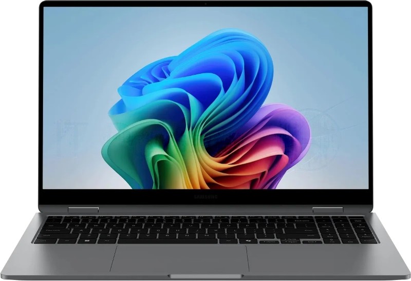 Ноутбук Samsung Galaxy Book 5 360 NP750 Core Ultra 5 226V 16Gb SSD512Gb Intel Arc 130V 15.6" AMOLED Touch FHD (1920x1080) Windows 11 Home grey WiFi BT Cam (NP750QHA-LG1IN)