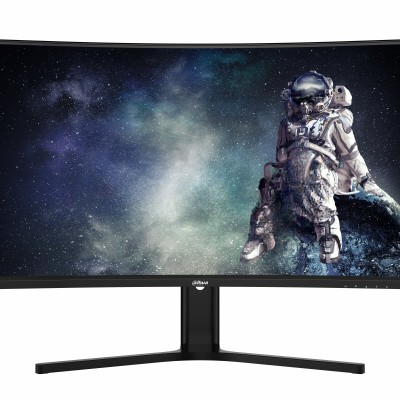 Монитор 31.5" Dahua DHI-LM32-E330CA VA 2560x1440, 180 Гц, 1 мс, 16:9, 300 кд/м², 2xHDMI 2.0, 2xDP 1.4, 3.5 Jack, HDR10, изогнутый экран (1500R), черный