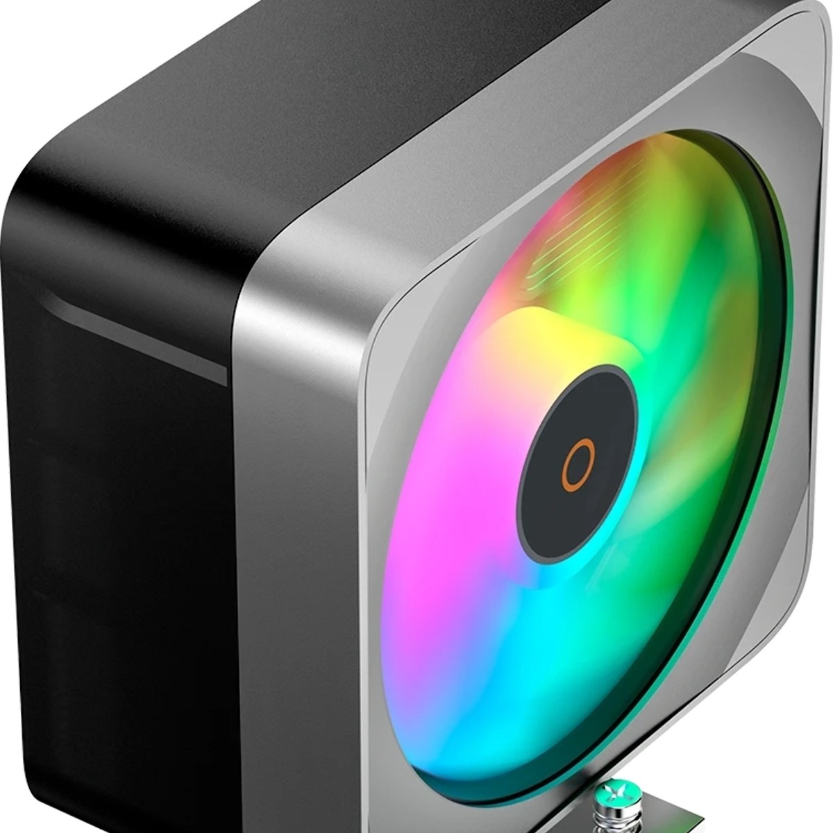 Кулер для процессора Ocypus Delta A40 EX BK ARGB, 120мм ARGB FAN, 4 HEAT PIPES, 4-PIN PWM, 500-1800 RPM, 29DBA, HYDRO BEARING, LGA115X/1200/1700/18XX, AM4/AM5