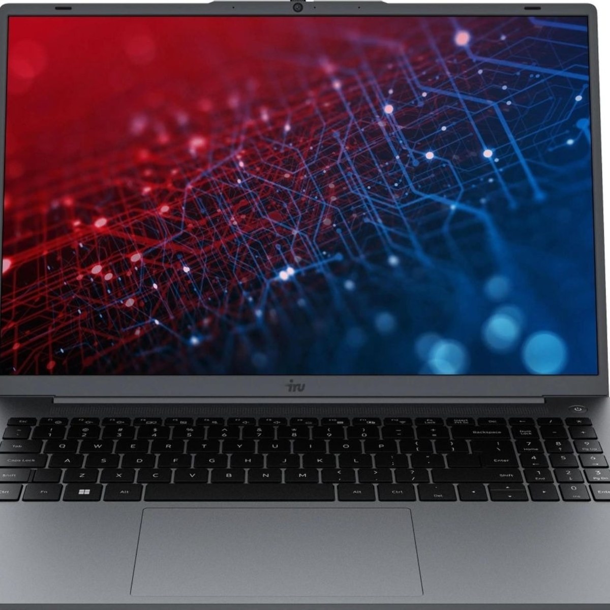 Ноутбук iRU Tactio 16ARB/16"/IPS/AMD Ryzen 5 5500U/16Gb/512Gb/SSD/AMD Radeon Graphics/Windows 11 Pro/серый/1.78kg