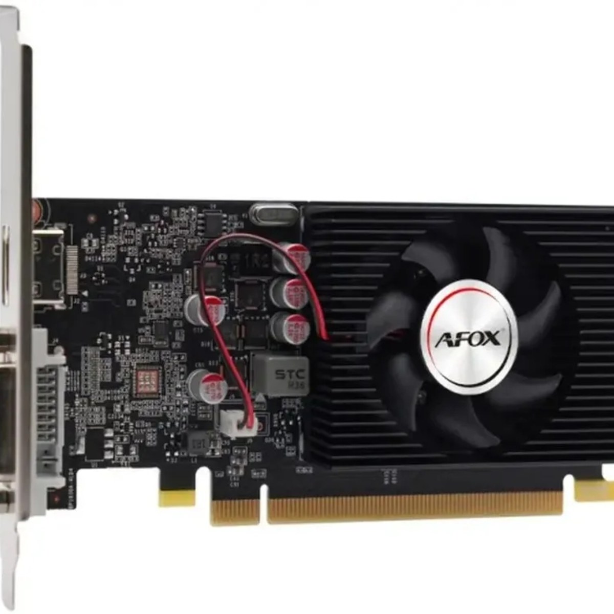 Видеокарта AFOX GeForce GT 1030, 4 GB DDR4, 64 bit, DVI-D, HDMI, GPU 1152 MHz RTL