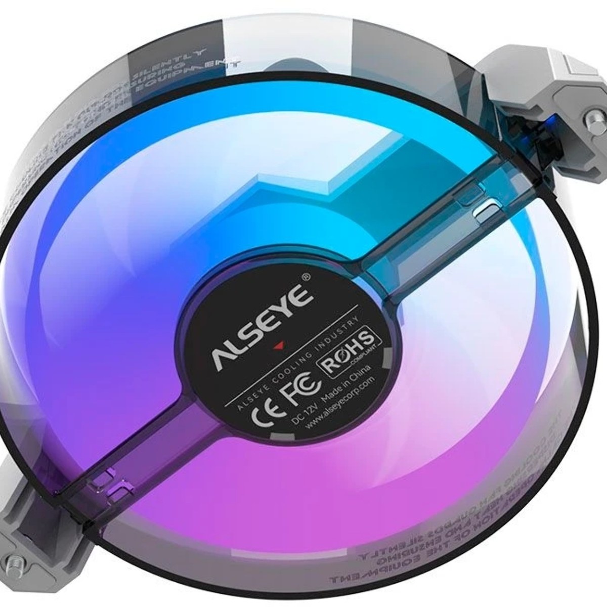 Вентилятор для корпуса ALSEYE Φ12(DM12)-W (Clear Frame)