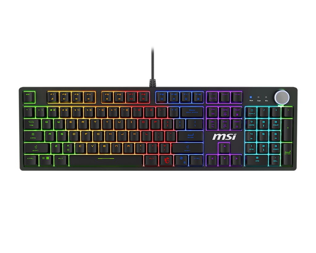 Клавиатура MSI Forge GK320 проводная, USB Type-A, чёрный