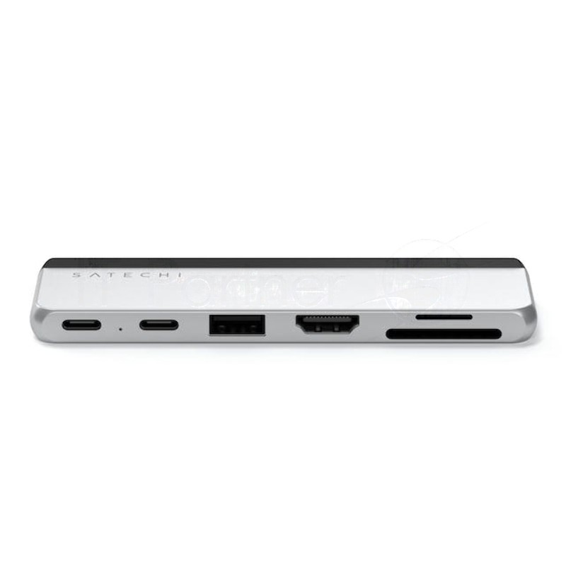 USB-концентратор двойной Satechi ST-HSP9P, USB Type-C, USB Type-C/SDXC/SDHC/SD/micro SD/USB/HDMI, USB
