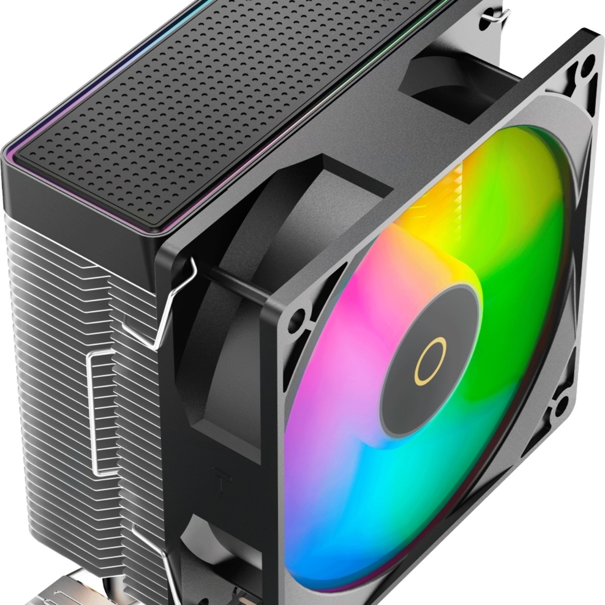 Кулер для процессора Ocypus Gamma A20 BK ARGB, 92mm FARGB FAN, Top FARGB Panel, 2 HEAT PIPES, 3-PIN, 1900 RPM, 21DBA, HYDRO BEARING, LGA115X/1200/1700/18XX, AM4/AM5