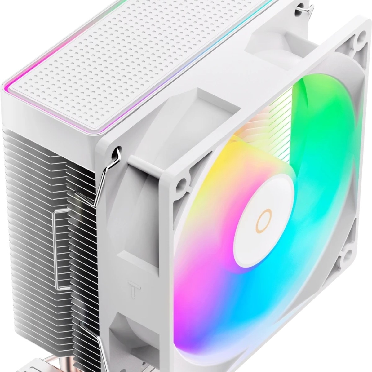Кулер для процессора Ocypus Gamma A20 WH ARGB, 92mm FARGB FAN, Top FARGB Panel, 2 HEAT PIPES, 3-PIN, 1900 RPM, 21DBA, HYDRO BEARING, LGA115X/1200/1700/18XX, AM4/AM5