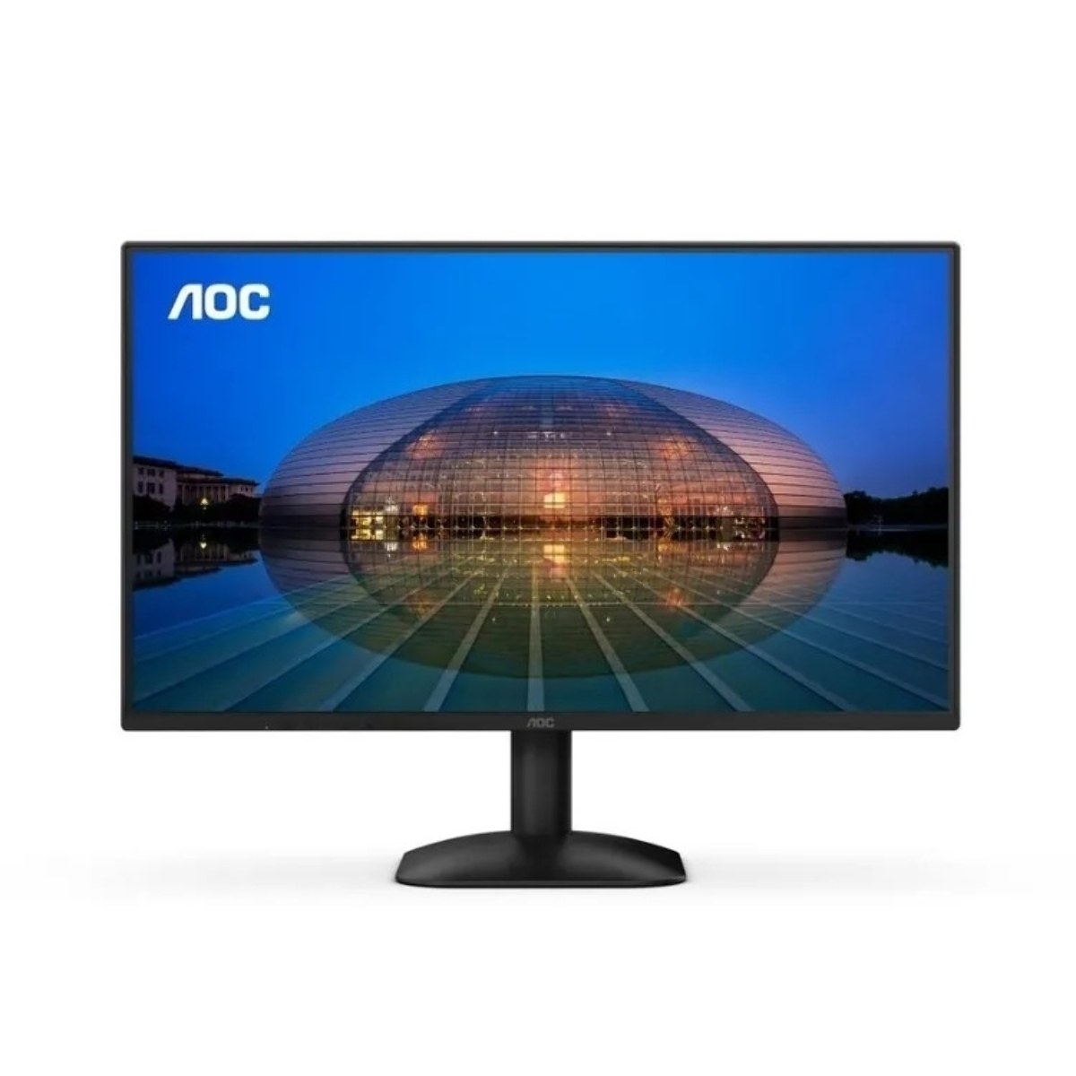 Монитор 23.8" AOC 24B31H IPS 1920x1080, 120 Гц, 4 мс (1 мс MPRT), 16:9, 300 кд/м², VGA, HDMI 1.4, 3.5 Jack, динамики (2x2 Вт), HDR10, Adaptive-Sync, черный