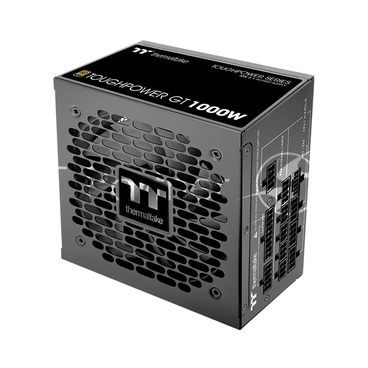 Блок питания Thermaltake Toughpower GT 1000W, 1000Вт, 80+ Gold, 120мм, модульный, черный