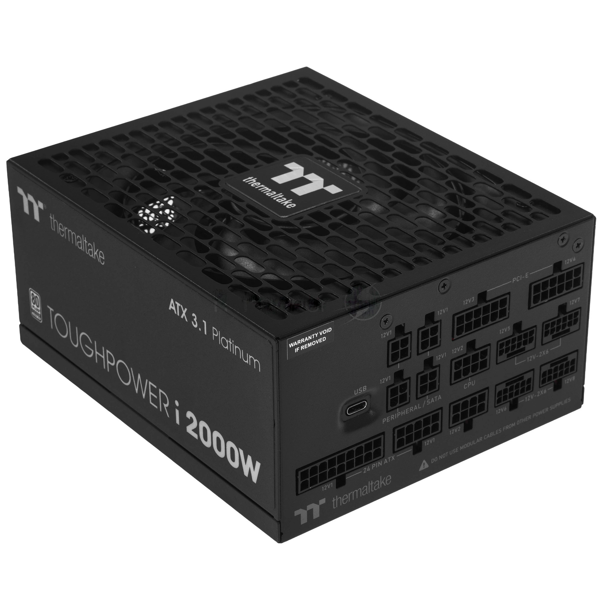 Блок питания Thermaltake Toughpower i2000W, 2000Вт, 80+ Platinum, 140мм, модульный, черный