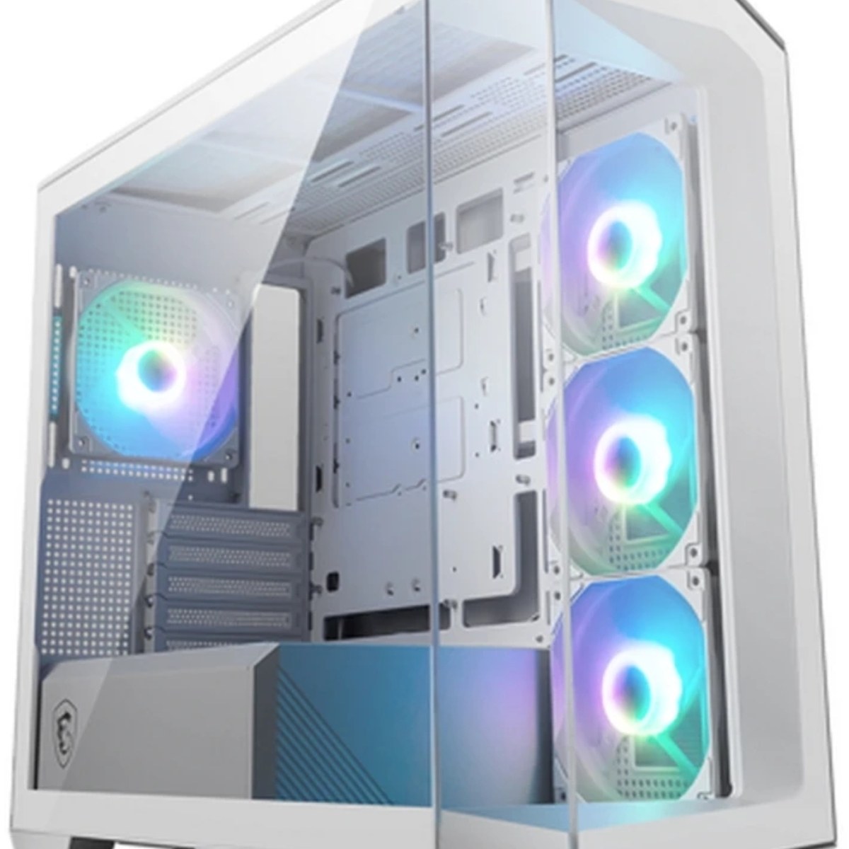 Компьютерный корпус MSI MAG Pano M100R PZ White , Micro-ATX, 1xUSB 3.2 Gen 1, 1xUSB 3.2 Gen2 Type-C, 4x120мм ARGB Fan, ARGB+PWM Control Board, TG, WHITE
