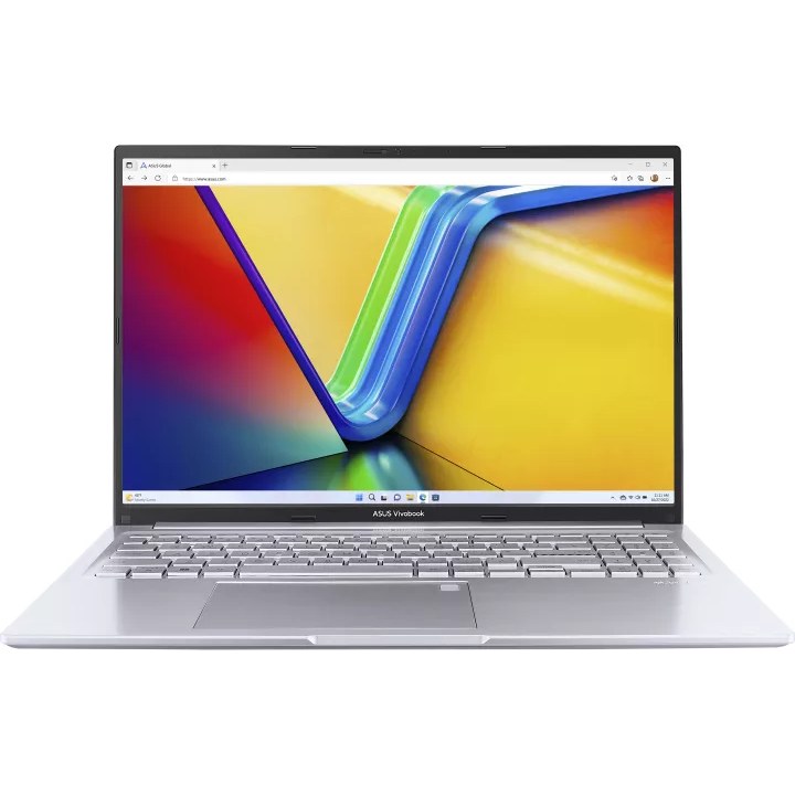 Ноутбук Asus VivoBook 16 M1605NAQ-MB131 Ryzen 7 170 16Gb SSD1Tb AMD Radeon 680M 16" IPS WUXGA (1920x1200) без ОС silver WiFi BT Cam (90NB1832-M005F0)