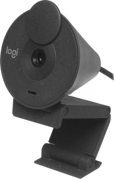 Веб-камера Logitech Brio 300 1920x1080, 30 кадр/с, USB Type-C, микрофон (шумоподавление), автоматическая фокусировка, автоосвещение, универсальное крепление