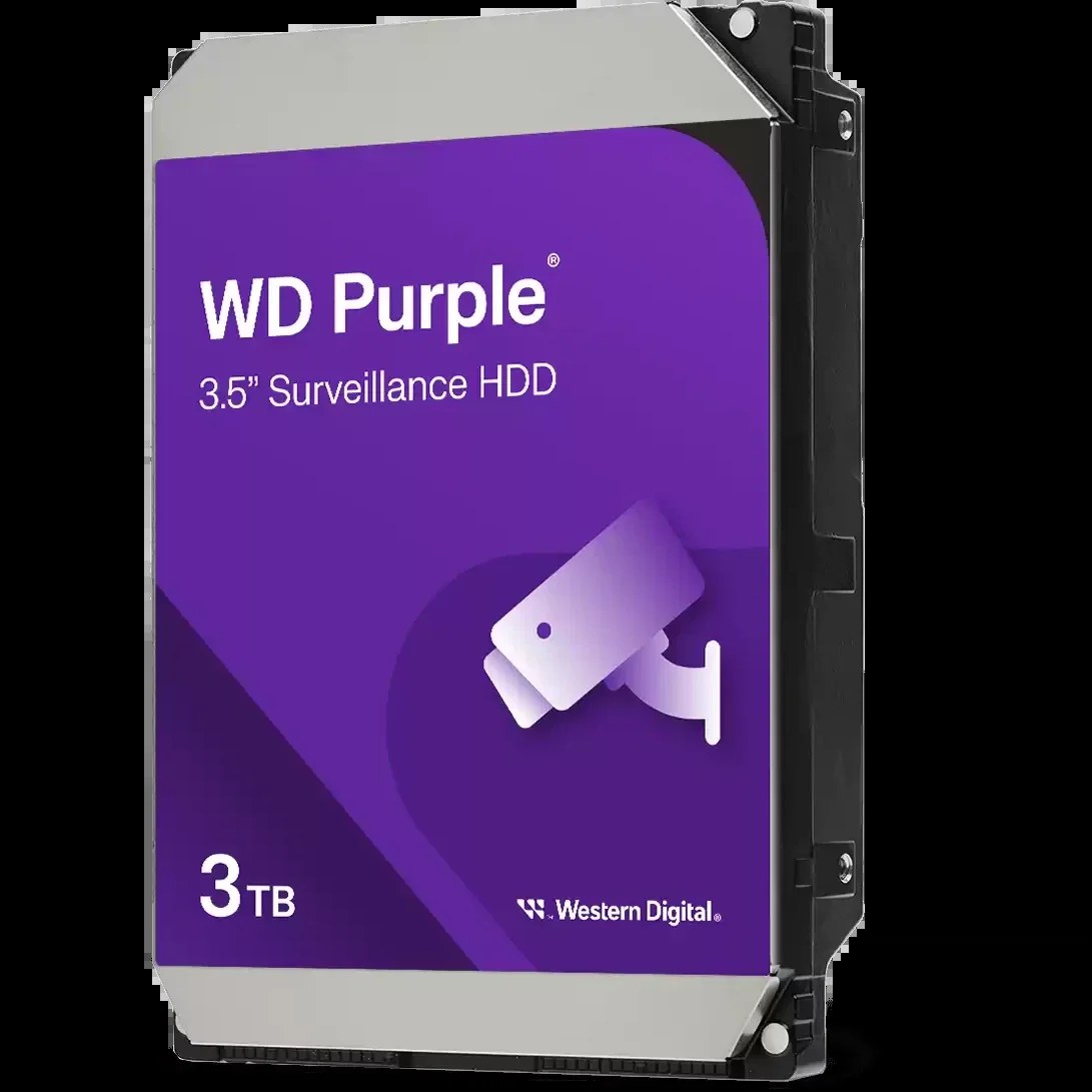 Жесткий диск HDD WD Purple 3Tb 5400rpm SATA 128Mb 3.5"