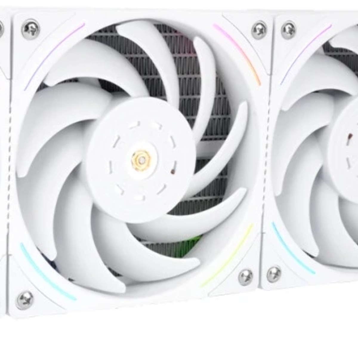 Система жидкостного охлаждения Thermalright Frozen Vision 360 V2 (360мм, LED, White, ARGB/Fans: 3x120мм, 69CFM, 27dBA, 2150RPM/Pump height 60мм, 23dBA, 3000RPM, Rad thickness 27мм/S: 1700, 1200, 1851, 115X, 2011, 2066, AM5, AM4)