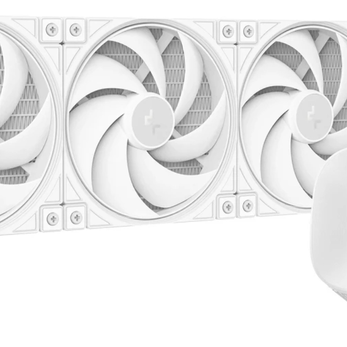 Система водяного охлаждения Deepcool LE360 V2 Pure Soc-AM5/AM4/1200/1700/1851 белый 4-pin 19-31.6dB Al 250W 1554gr Ret (R-LE360PURE-WHLNMD-G-1)