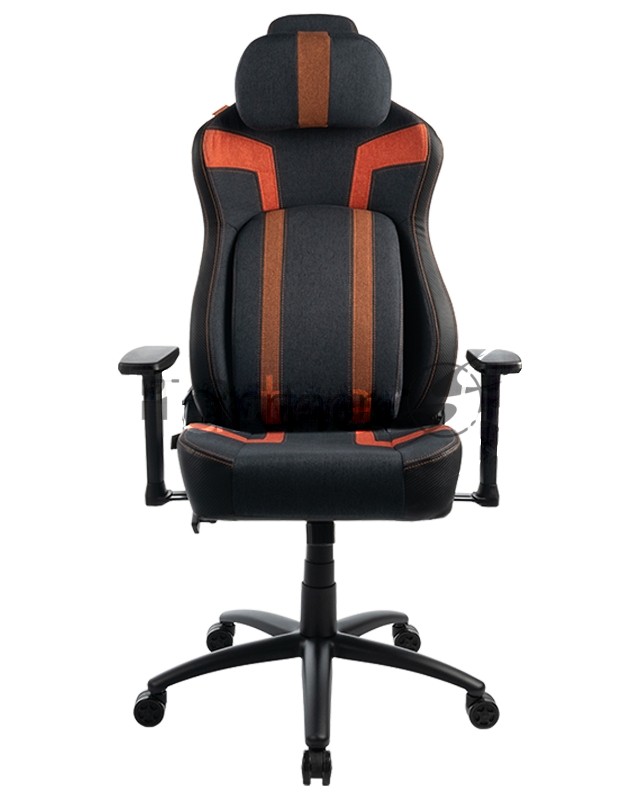 Кресло игровое Filum FL-CH-G-070 серо-оранжевое
