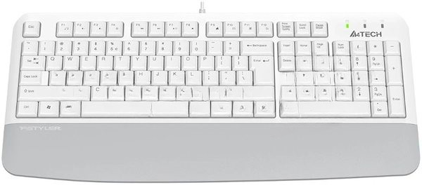 Клавиатура A4Tech Fstyler FK20 проводная, USB Type-A, белый