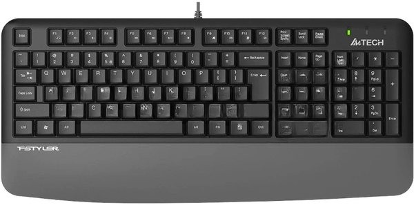 Клавиатура A4Tech Fstyler FK20 проводная, USB Type-A, серый