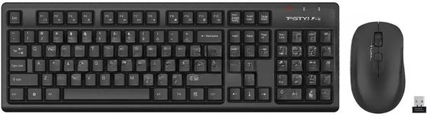 Комплект клавиатура+мышь A4Tech FStyler FG1200S беспроводной, USB, чёрный