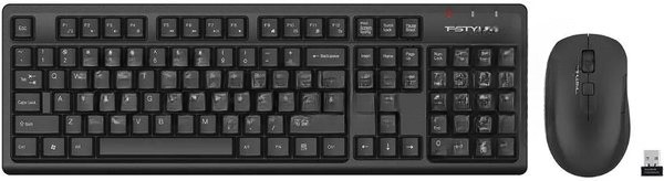 Комплект клавиатура+мышь A4Tech FStyler FG1200 беспроводной, USB, чёрный