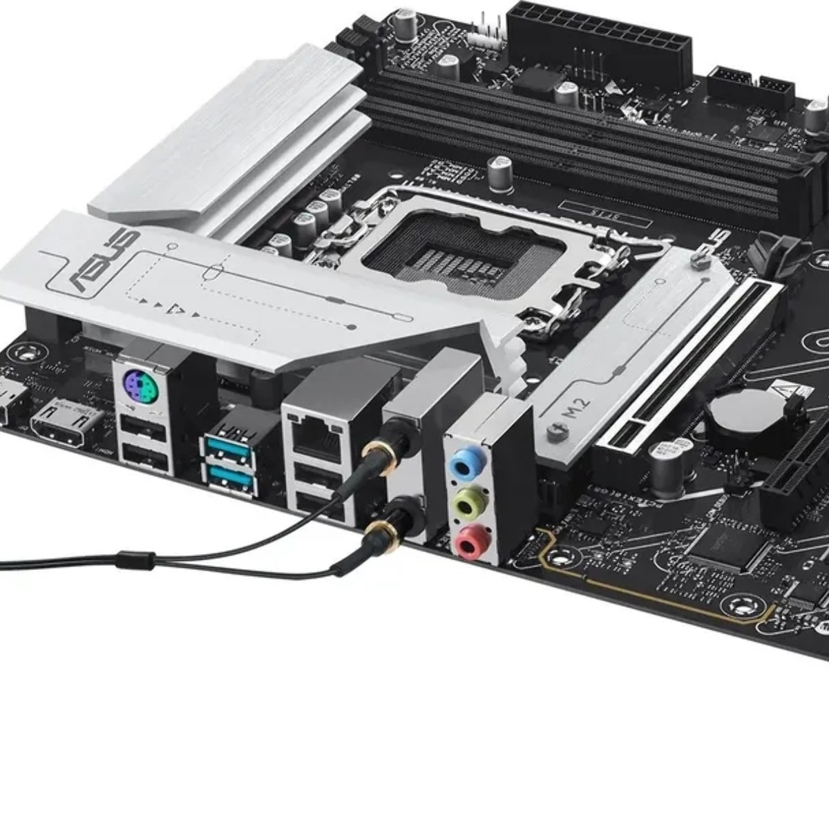 Материнская плата ASUS PRIME B760M-A WIFI II, LGA 1700, Intel B760, 4xDDR5, 4xSATA, 2xM.2, 1xPCIe 5.0 x16, 2xPCIe 4.0 x16, 1xHDMI, 1xDP, 1x2.5Gb LAN, Wi-Fi 6E, Bluetooth 5.4, 2xUSB-A 10Gbps, 4xUSB-A 2.0, 3x3.5 мм, 7.1, mATX
