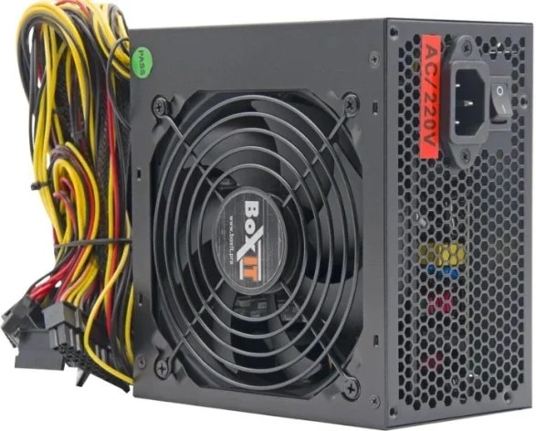 Блок питания BOXIT 400W JM-400w black (ATX, 24+4P, 120mm fan) (JM-400w)