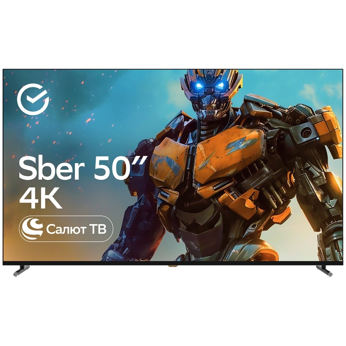Телевизор Sber 50" SDX-50UQ6032 темно-серый DLED UHD Smart TV SBER