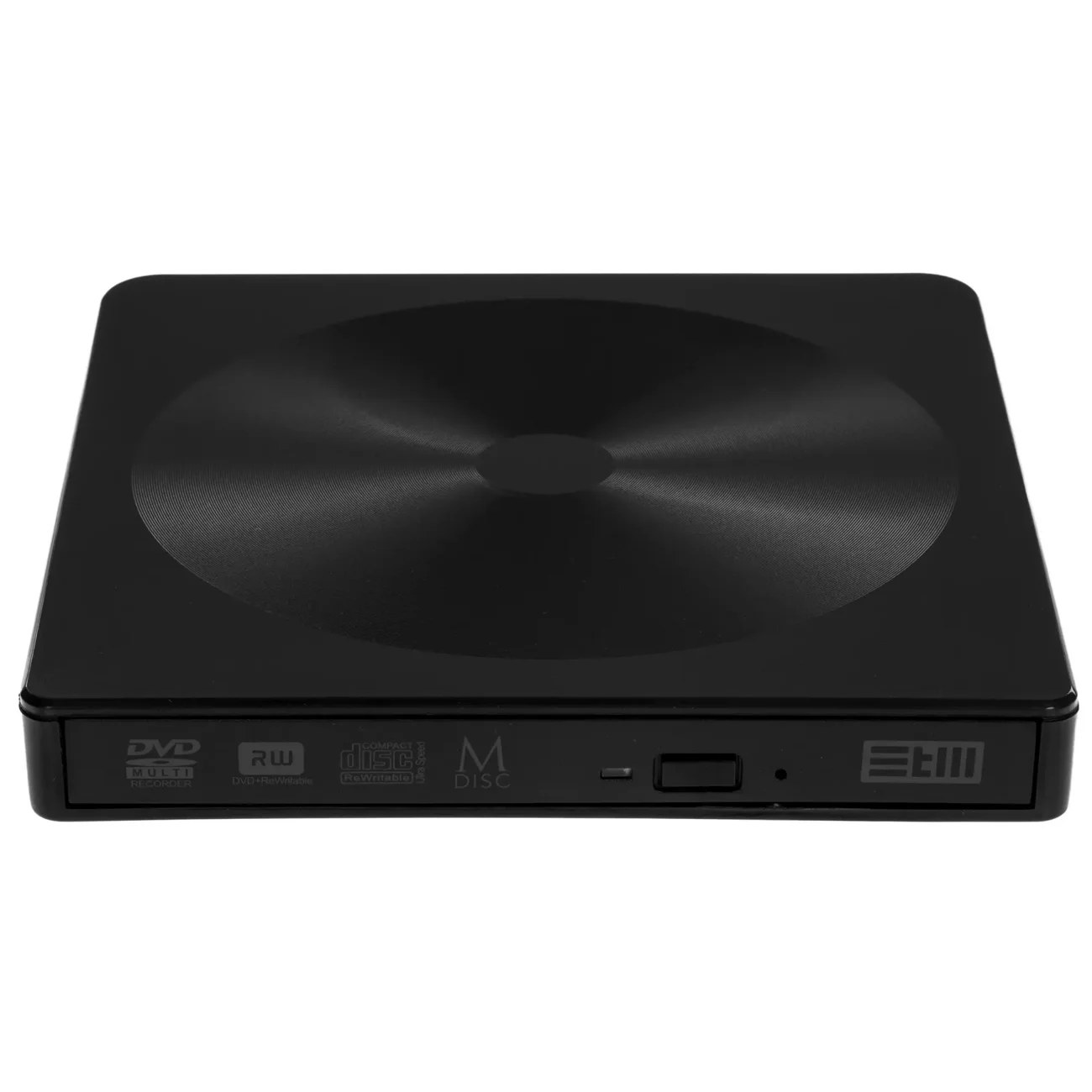 Внешний оптический DVD привод DVD-RW ext. Black Slim Ret USB3.0+TYPE-C