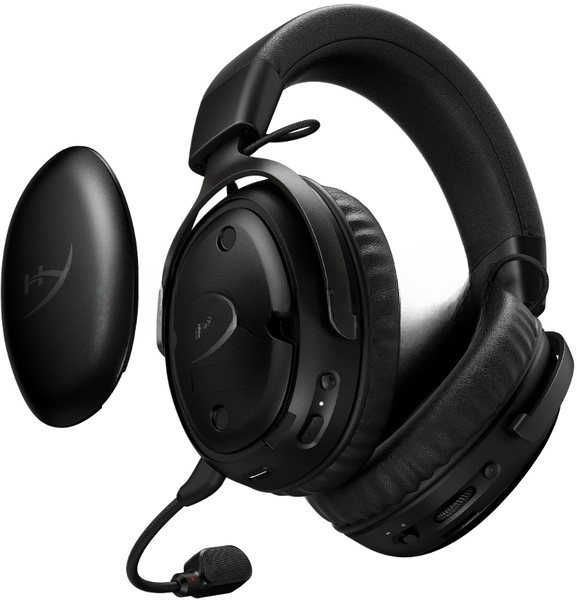 Гарнитура HyperX Cloud III S Wireless чёрный, беспроводная, радиоканал, до 120 ч, съёмный микрофон, совместимость с PS5