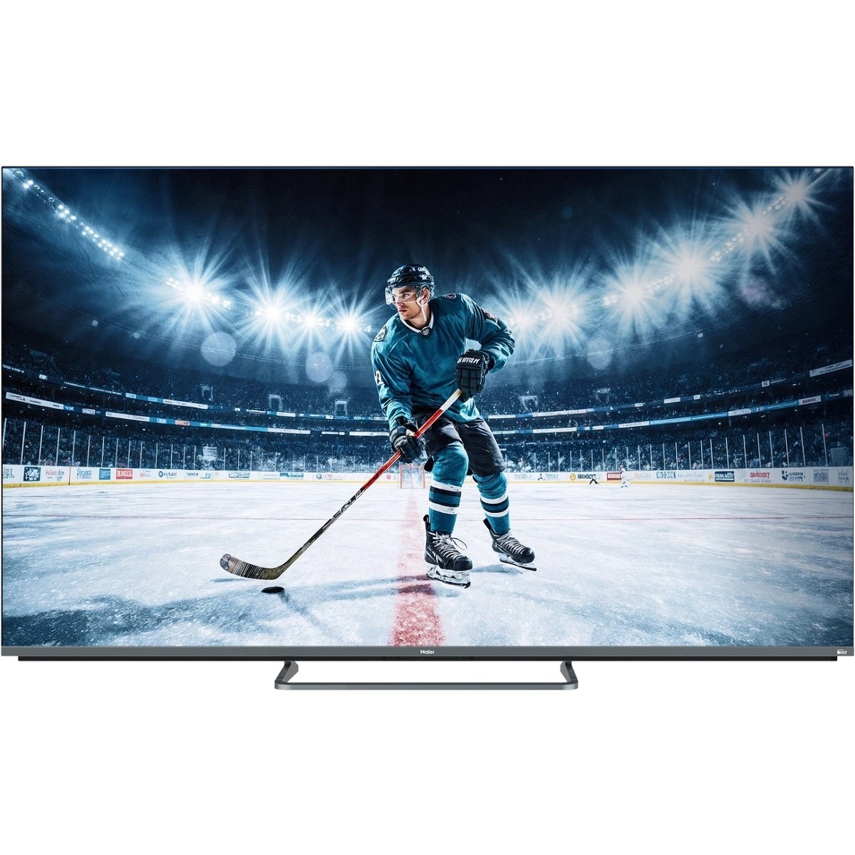Телевизор Haier 55" DH1ZH0D00RU серебристый MiniLED 4K UHD 60Hz Android TV 2GB/32GB