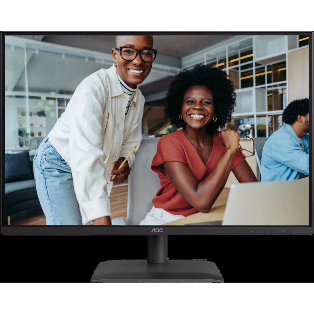 Монитор 24" AOC X24E4U черный IPS LED 4ms 16:9 HDMI M/M матовая HAS Piv 300cd 178гр/178гр 1920x1200 100Hz VGA DP FHD USB 5.22кг