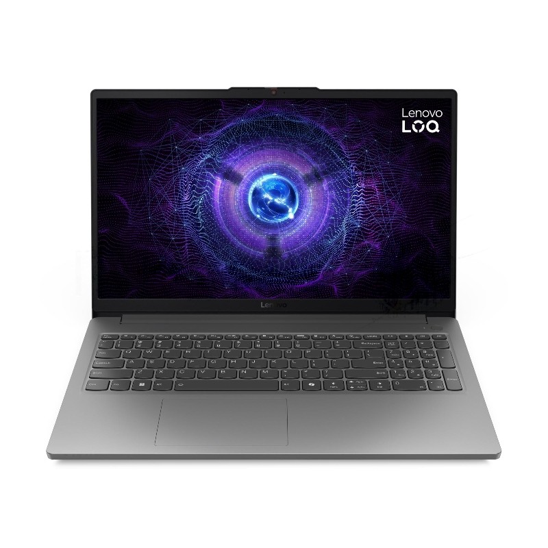 Ноутбук Lenovo LOQ 15IAX9E/15.6"/IPS/Intel Core i7 12650HX/16GB/512GB SSD/NVIDIA GeForce RTX 4050 6GB/Без ОС/серый/1.77kg
