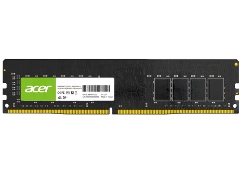 Память ACER DDR4 DIMM 16Gb UD100 (PC25600, 3200MHz, CL22, 1.2V, RTL) (BL.9BWWA.227)