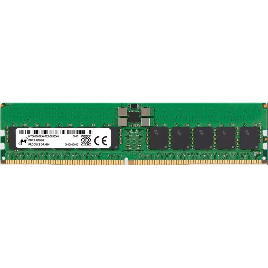 Оперативная память Micron 32GB DDR5 4800MT/s CL40 ECC Registered DIMM 288pin