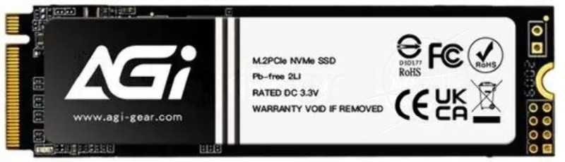 Накопитель SSD AGi PCIe 4.0 x4 1TB AGI1T0G4LAI828 AI828 M.2 2280