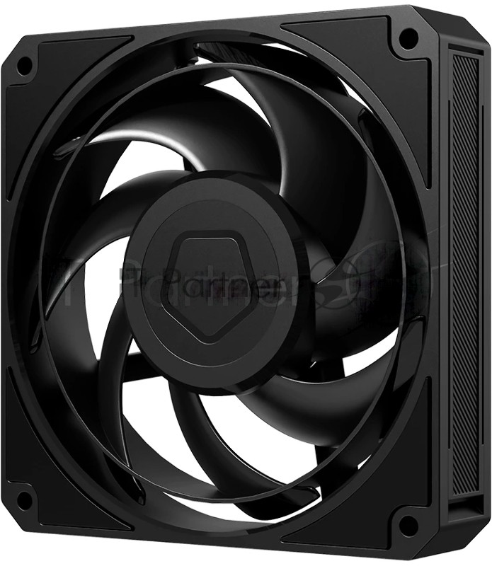 Вентилятор корпусной ID-Cooling AT-120-K, 120 мм, 3000 об/мин, 36.5 дБ, 4-pin PWM, без подсветки