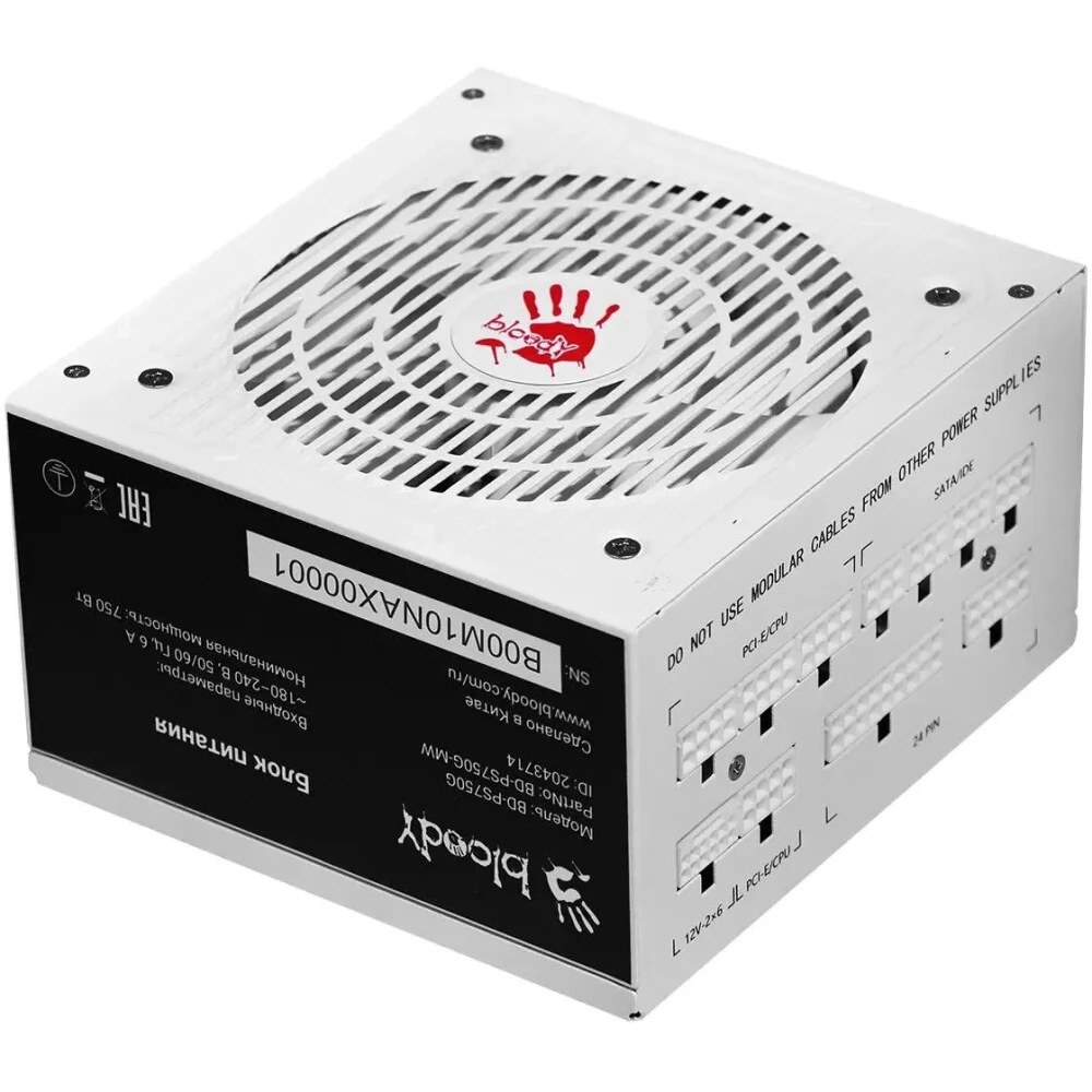 Блок питания Deepcool GAMERSTORM PS750G (SFX 4.1, ATX 3.1, 750W, Full Cable Management, 92mm fan, Cybenetics Platinum / PPLP Gold, Active PFC + Half Bridge SRL LLC + DC/DC, Full Japanese Capacitors, Gen5 PCIe) RET