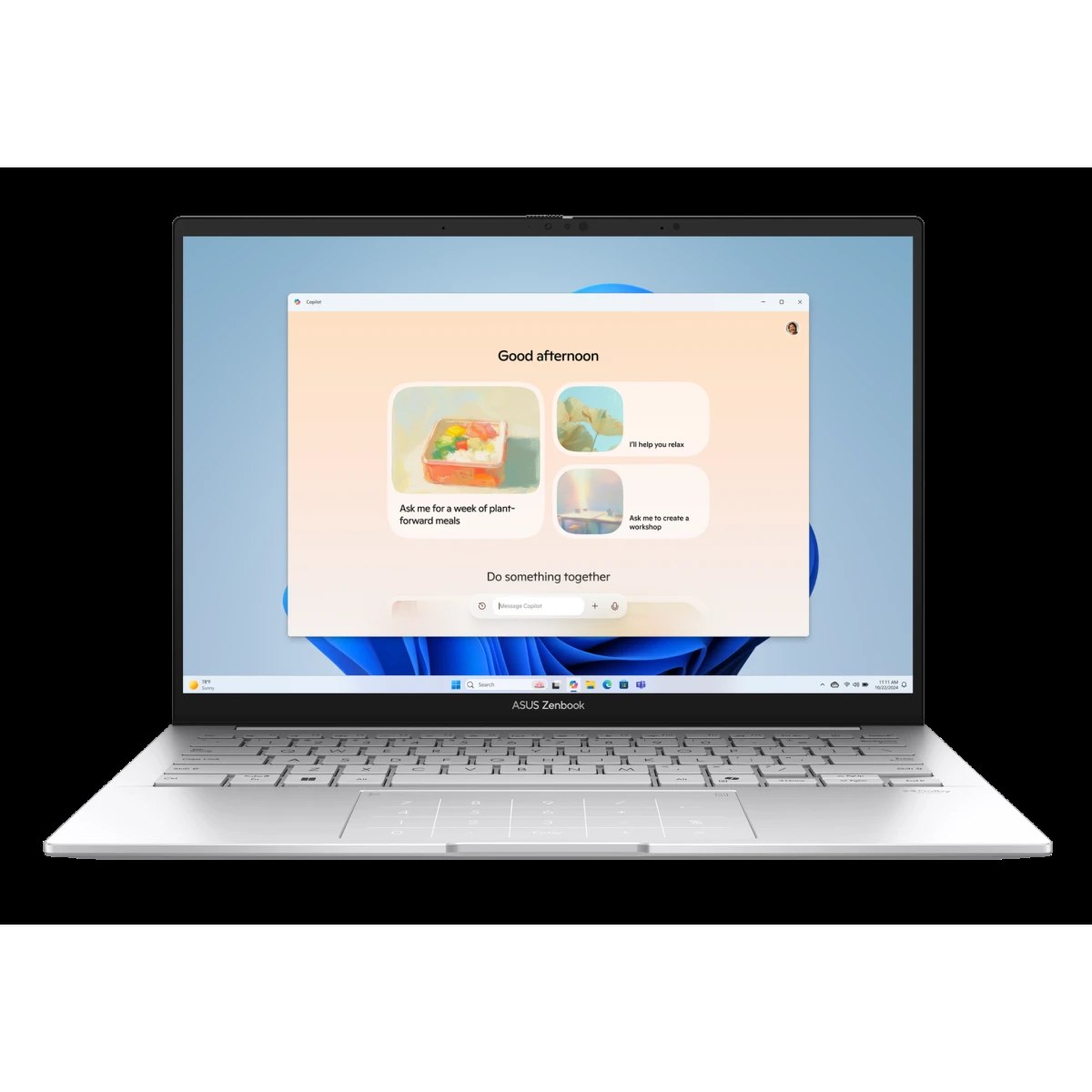 Ноутбук ASUS Zenbook UX3405CA-ST1352/14"/OLED/Intel Core Ultra 7 255H/32Gb/512Gb SSD/Intel Arc Graphics/Windows 11 Pro/серебристый/1.2kg