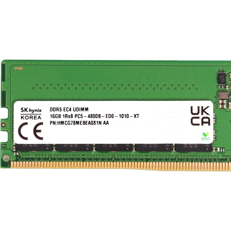 Память оперативная Hynix 16GB 4800MHz DDR5 UDIMM ECC
