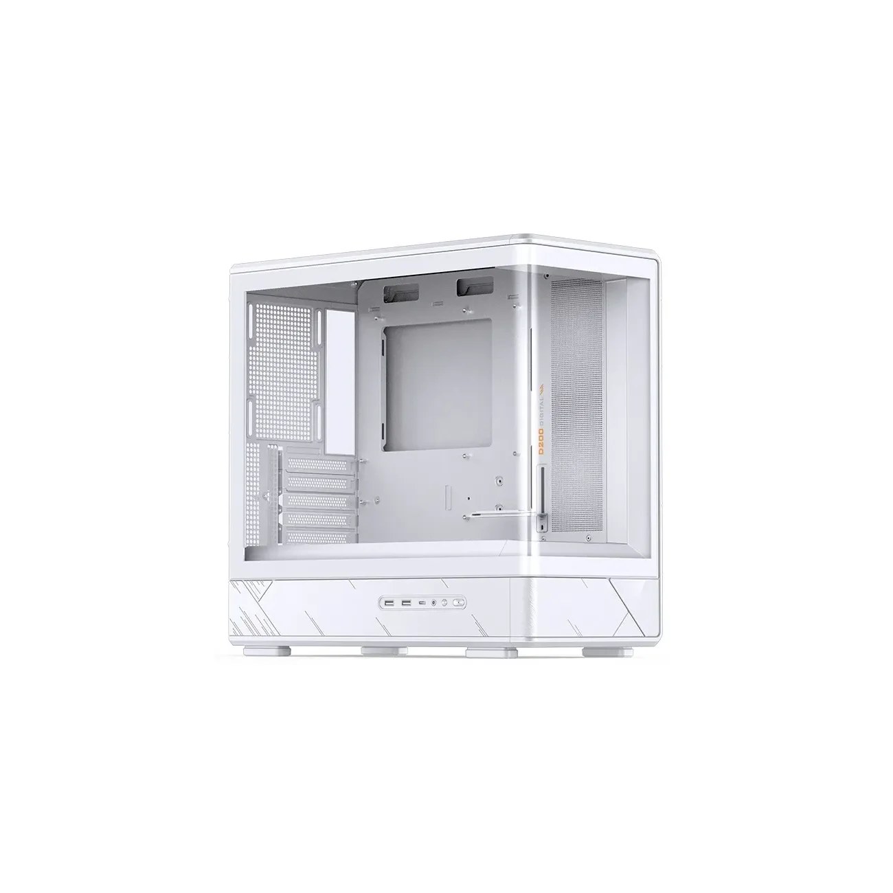 Корпус Jonsbo D200, Mini-Tower, белый